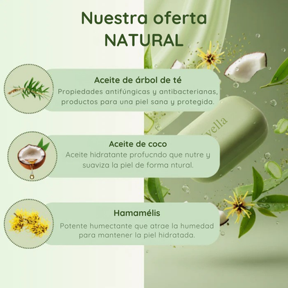 Jabón natural para hongos y sequedad en los pies